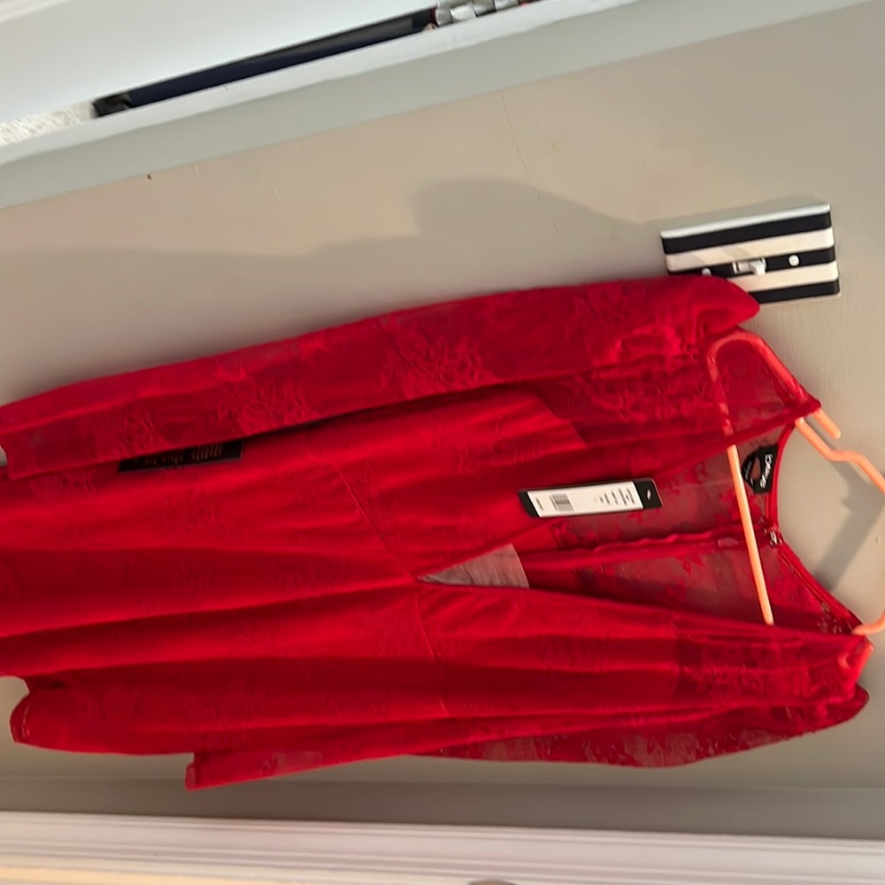 Bebe Gorgeous red dress